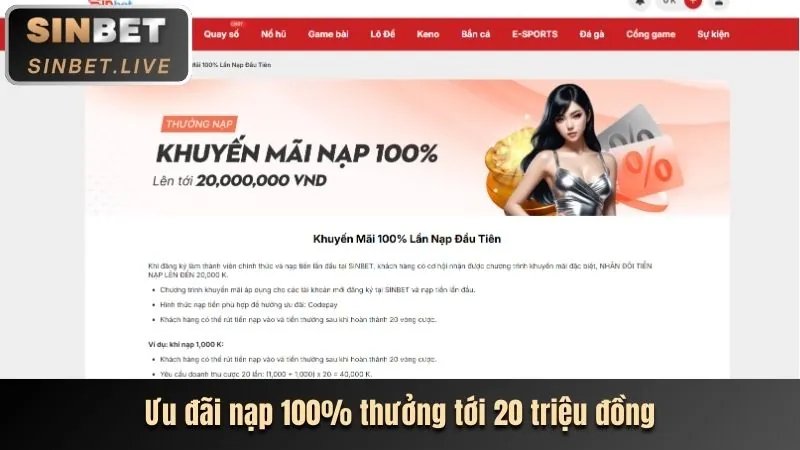 Ưu Đãi Nạp Tiền Hàng Ngày Vmax Nổ Hũ